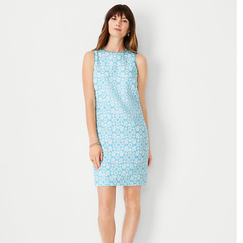 Ann Taylor Linen Shift Dress